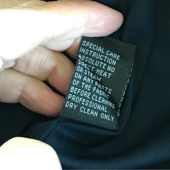 KM Collections by Milla Bell Navy Blue Taffeta Skirt size 8 - Picture 10 of 10